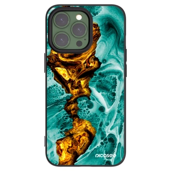 Picasee silikónový čierny obal pre Apple iPhone 13 Pro - Goldsky