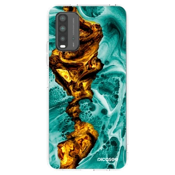 Picasee silikónový prehľadný obal pre Xiaomi Redmi 9T - Goldsky
