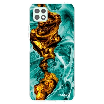 Picasee silikónový prehľadný obal pre Samsung Galaxy A22 A226B 5G - Goldsky