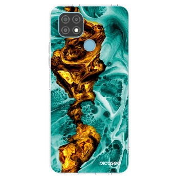 Picasee silikónový prehľadný obal pre Realme C21 - Goldsky