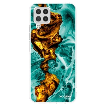Picasee silikónový prehľadný obal pre Samsung Galaxy A22 A225F 4G - Goldsky