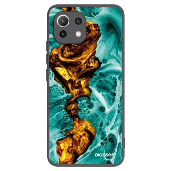 Picasee silikónový čierny obal pre Xiaomi 11 Lite 5G NE - Goldsky