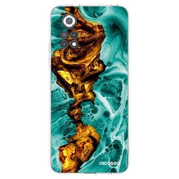 Picasee silikónový prehľadný obal pre Xiaomi Poco X4 Pro 5G - Goldsky