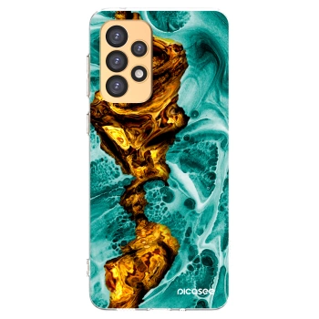 Picasee silikónový prehľadný obal pre Samsung Galaxy A33 5G A336 - Goldsky