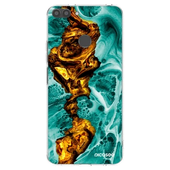 Picasee silikónový prehľadný obal pre Huawei P Smart - Goldsky