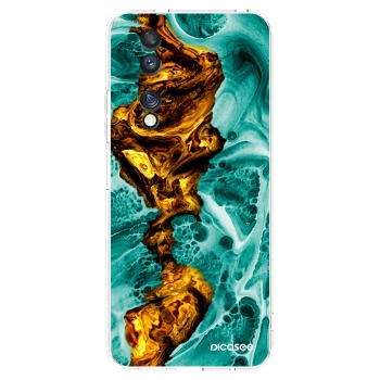 Picasee silikónový prehľadný obal pre Honor 70 - Goldsky