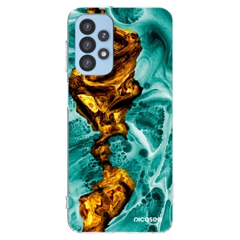 Picasee silikónový prehľadný obal pre Samsung Galaxy A23 A235F 4G - Goldsky