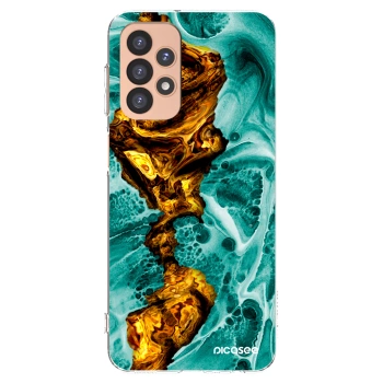 Picasee silikónový prehľadný obal pre Samsung Galaxy A23 A236B 5G - Goldsky