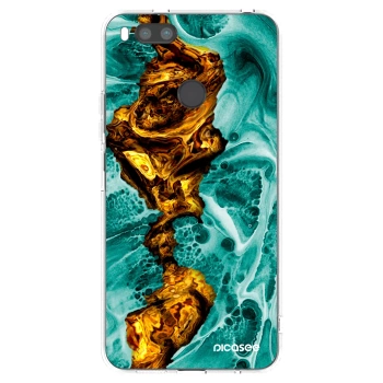 Picasee silikónový prehľadný obal pre Xiaomi Redmi A1 - Goldsky