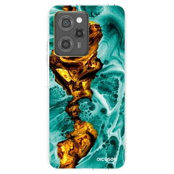 Picasee silikónový prehľadný obal pre Xiaomi Poco X5 Pro - Goldsky