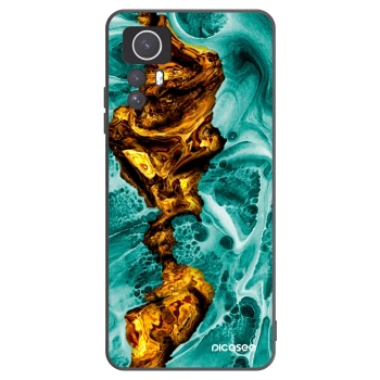 Picasee silikónový čierny obal pre Xiaomi Redmi Note 12S - Goldsky