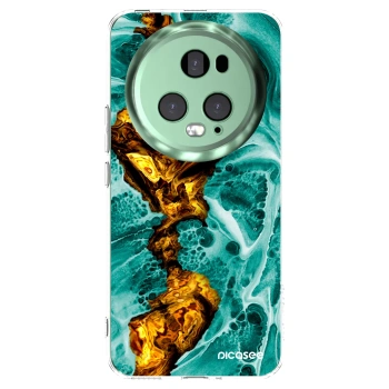 Picasee silikónový prehľadný obal pre Honor Magic5 Pro - Goldsky