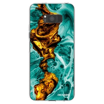 Picasee silikónový prehľadný obal pre Samsung Galaxy S8 G950F - Goldsky