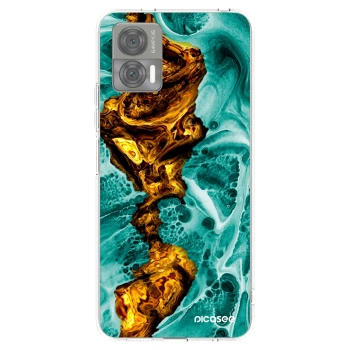 Picasee silikónový prehľadný obal pre Motorola Edge 30 Neo - Goldsky