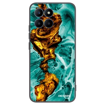 Picasee silikónový čierny obal pre Honor 70 Lite - Goldsky