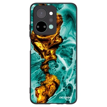 Picasee silikónový čierny obal pre Honor X7a - Goldsky