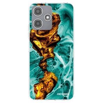 Picasee silikónový prehľadný obal pre Xiaomi Redmi 12 5G - Goldsky