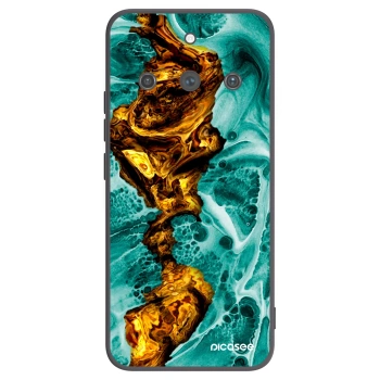 Picasee silikónový čierny obal pre Realme 11 Pro+ - Goldsky