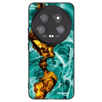 Picasee silikónový čierny obal pre Xiaomi 14 Ultra - Goldsky