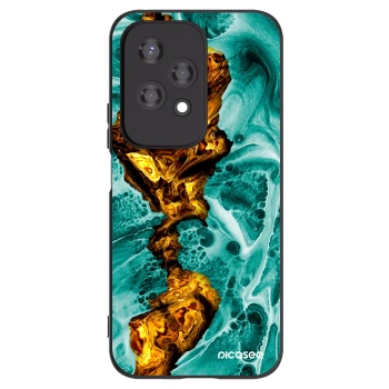 Picasee silikónový čierny obal pre Honor 200 Lite - Goldsky
