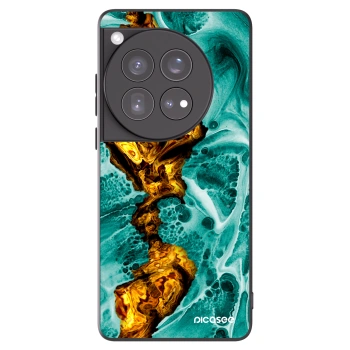 Picasee silikónový čierny obal pre OnePlus 12 5G - Goldsky