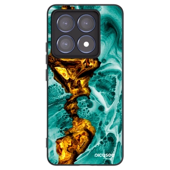 Picasee silikónový čierny obal pre Xiaomi 14T Pro - Goldsky