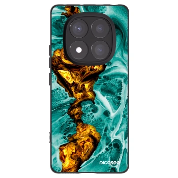 Picasee silikónový čierny obal pre Xiaomi Redmi Note 14 Pro+ 5G - Goldsky