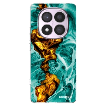 Picasee silikónový prehľadný obal pre Xiaomi Redmi Note 14 Pro 5G - Goldsky