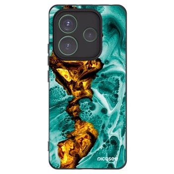 Picasee silikónový čierny obal pre Xiaomi Redmi Note 14 5G - Goldsky