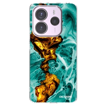 Picasee silikónový prehľadný obal pre Xiaomi Redmi Note 14 5G - Goldsky