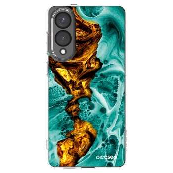 Picasee silikónový prehľadný obal pre Samsung Galaxy S25 Edge 5G - Goldsky
