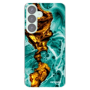 Picasee silikónový prehľadný obal pre Samsung Galaxy S25+ 5G - Goldsky