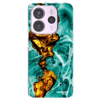 Picasee silikónový prehľadný obal pre Xiaomi Redmi Note 14 4G - Goldsky