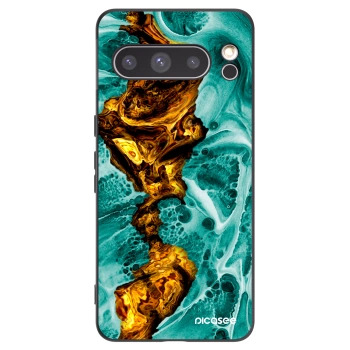 Picasee silikónový čierny obal pre Google Pixel 8 Pro - Goldsky