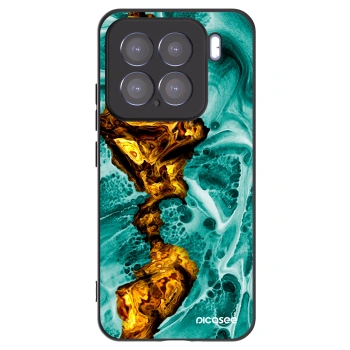 Picasee silikónový čierny obal pre Xiaomi 15 - Goldsky