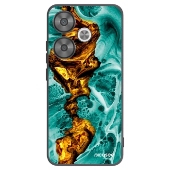 Picasee silikónový čierny obal pre Xiaomi Poco F6 - Goldsky
