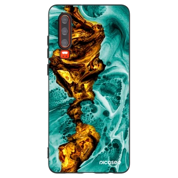 Picasee silikónový čierny obal pre Huawei P30 - Goldsky