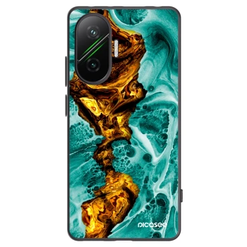Picasee silikónový čierny obal pre Xiaomi Poco F7 5G - Goldsky