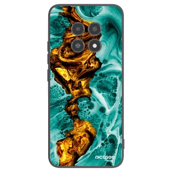 Picasee silikónový čierny obal pre Realme 12X - Goldsky