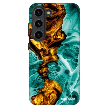 Picasee Fashion Case pre Samsung Galaxy S23+ 5G - Goldsky
