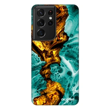 Picasee Fashion Case pre Samsung Galaxy S21 Ultra 5G G998B - Goldsky