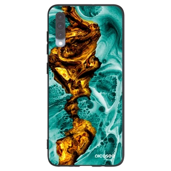 Picasee silikónový čierny obal pre Samsung Galaxy A70 A705F - Goldsky