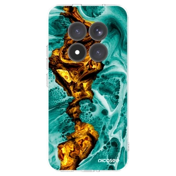 Picasee silikónový prehľadný obal pre Xiaomi Redmi Note 15 Pro+ - Goldsky
