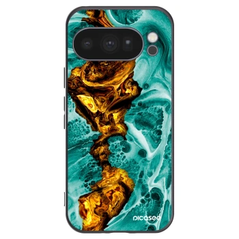 Picasee silikónový čierny obal pre Google Pixel 10 Pro - Goldsky
