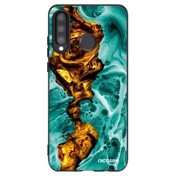 Picasee silikónový čierny obal pre Huawei P30 Lite - Goldsky