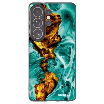 Picasee silikónový čierny obal pre Samsung Galaxy S26 Ultra - Goldsky