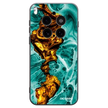 Picasee silikónový čierny obal pre Vivo X300 Pro - Goldsky