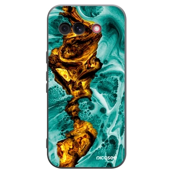 Picasee silikónový čierny obal pre Google Pixel 10a - Goldsky