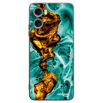 Picasee silikónový čierny obal pre Motorola Moto G06 - Goldsky