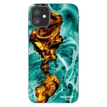 Picasee silikónový prehľadný obal pre Apple iPhone 11 - Goldsky